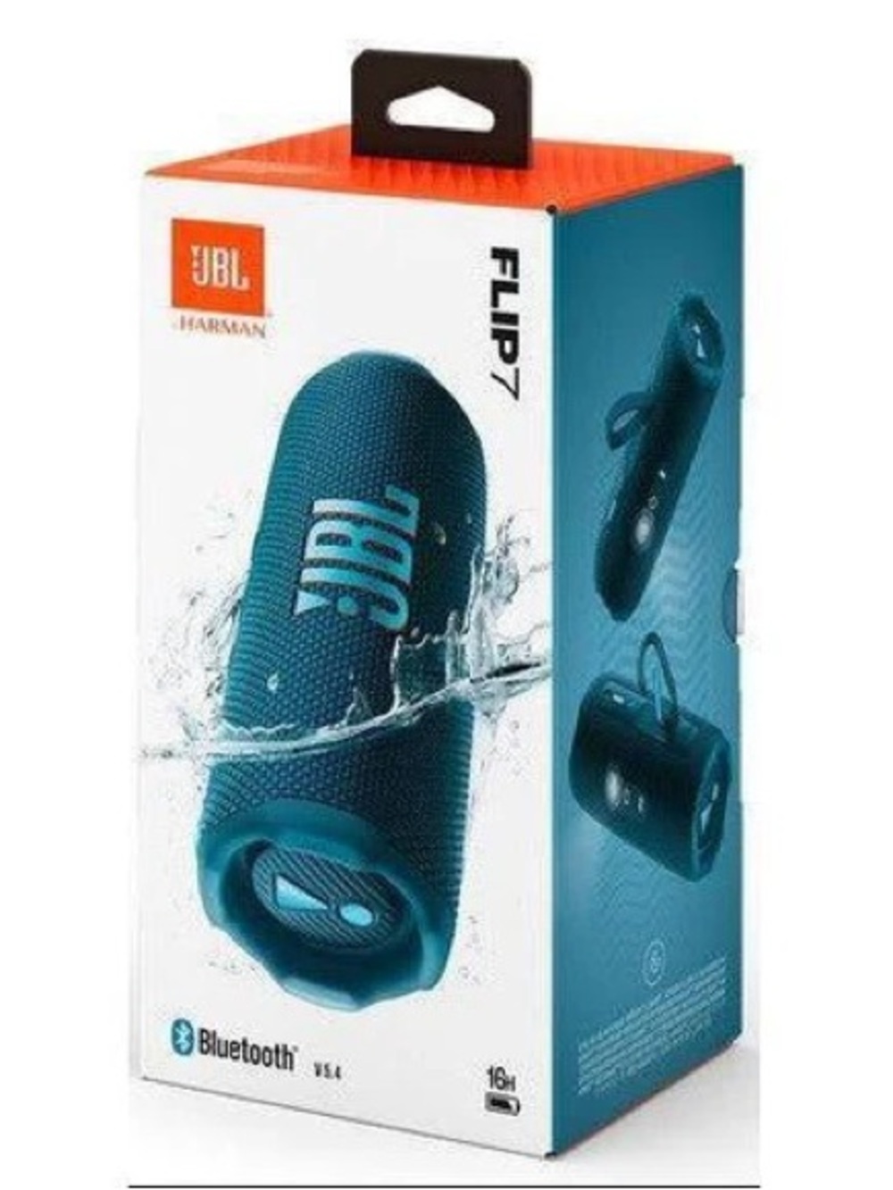JBL Flip 7 Portable Bluetooth Speaker - Teal Blue